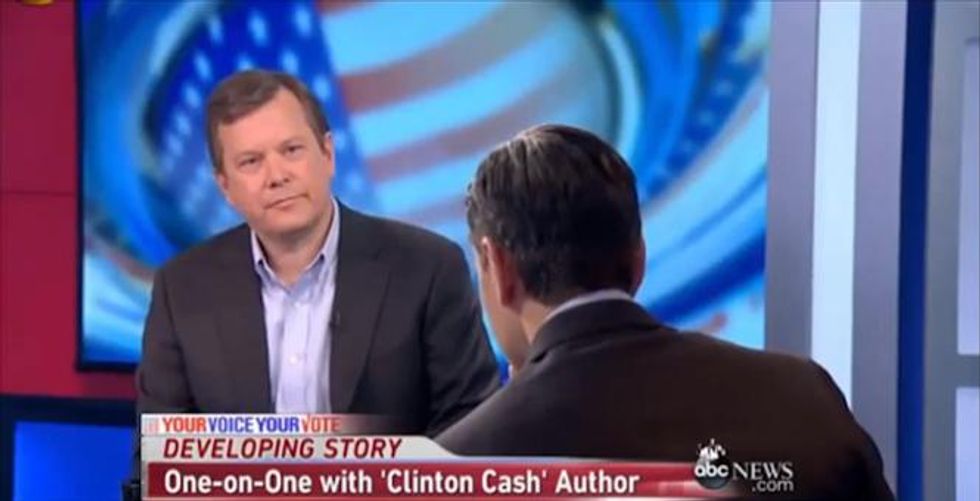Clinton Cash' author Peter Schweizer talks about the damage George Stephanopoulos has done to ABC