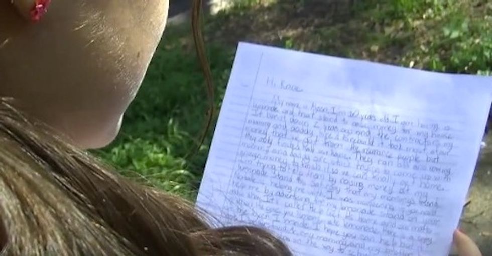 10-Year-Old Girl Read This Letter on the Radio and Has Since Earned $15,000 at Her Lemonade Stand
