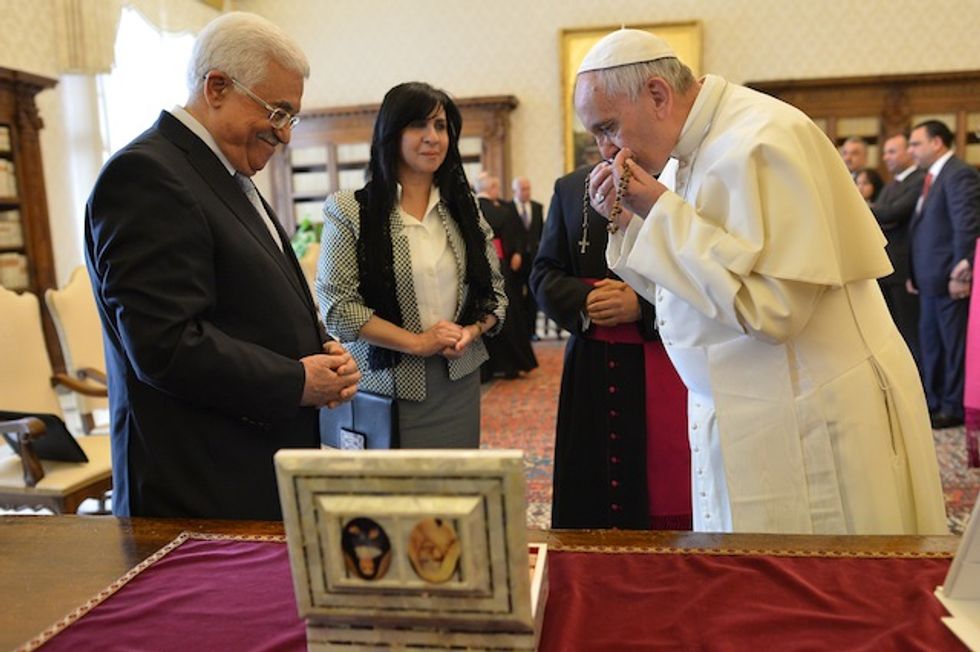 It Turns Out Mahmoud Abbas May Not Be Pope's 'Angel of Peace' After All