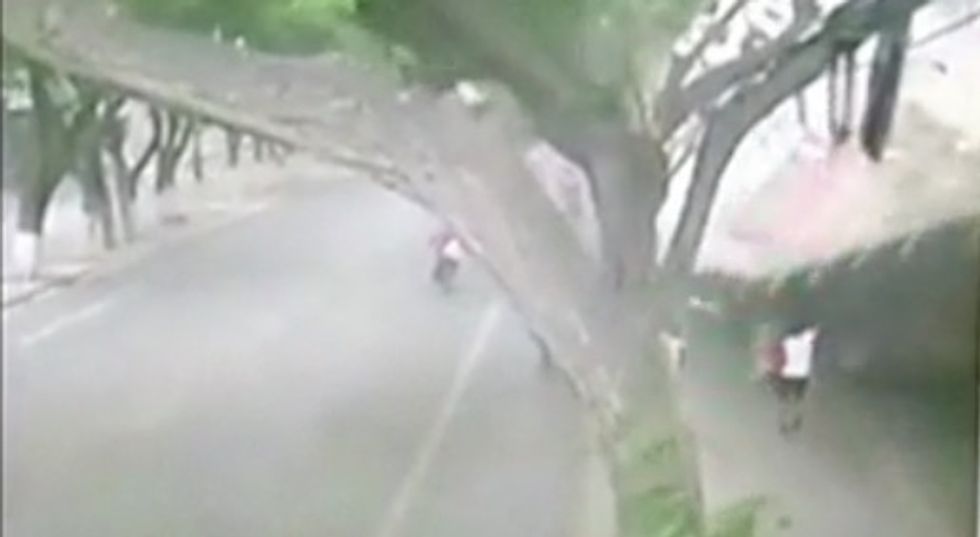 Graphic Video Catches the Moment Pedestrians Are Killed During Wall Collapse in China
