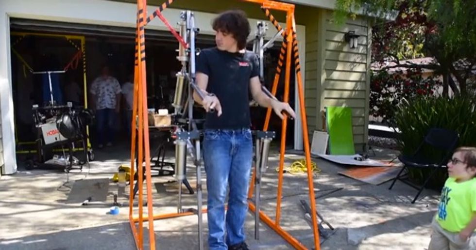 Lift 50 Pounds With Your Pinky? No Problem With This Hydraulic Exosuit Designed by High School Teens