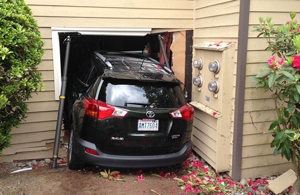 Woman Just Learning to Drive Hits the Gas Instead of the Brake, Plows Into Baby’s Room