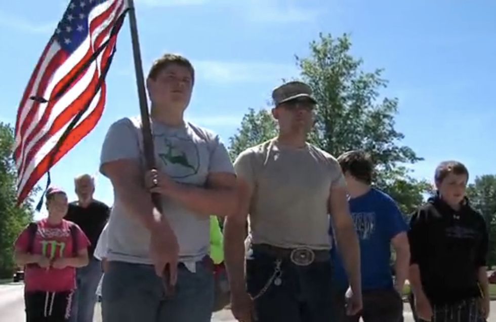 Student Calls Out Teacher for Using U.S. Flag as a Pointer — His Angry Alleged Response Has Ignited the Community