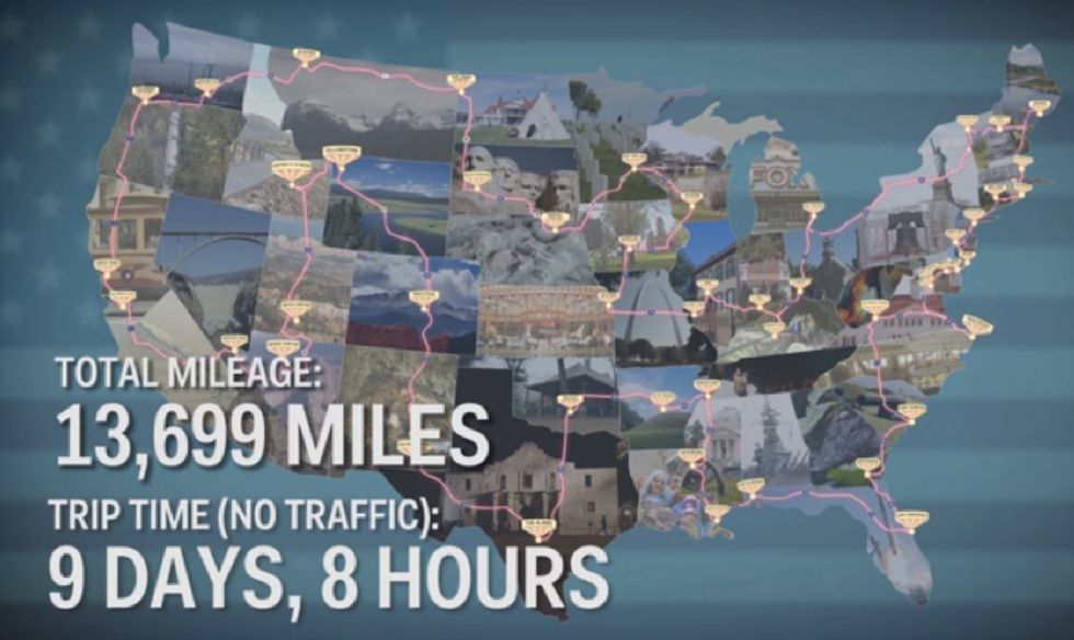 Take a New Look at the Science-Approved Ultimate Road Trip Map