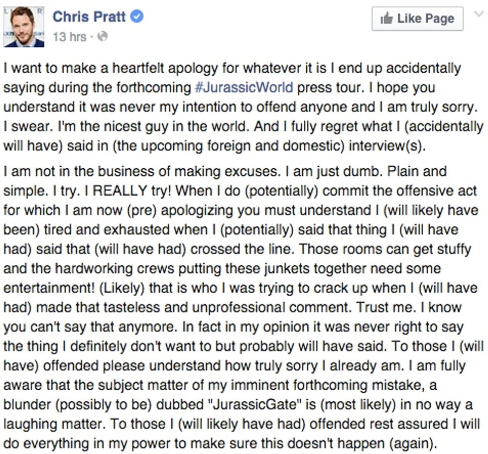 Hollywood Megastar Makes a Huge Apology. Wait Until You Read What It's For.