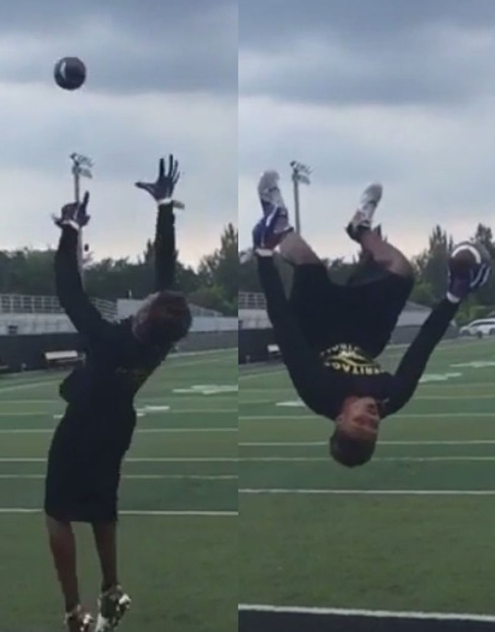 This High School Football Player Will Blow Your Mind