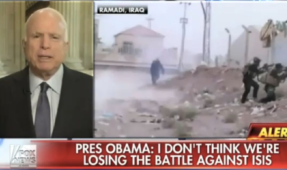 John McCain Calls Obama's Press Secretary an 'Idiot