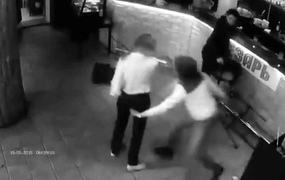 Guy at Barstool Caught on Video Groping Waitress. But She Teaches Him Several Painful Lessons on Why That's Never Acceptable.