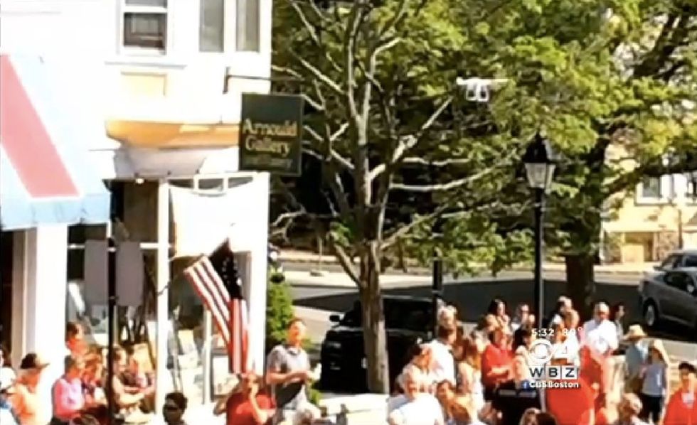 Drone Flying Above Memorial Day Parade Crashes, Lands on Spectator's Head — but if Incident Had Occurred Moments Earlier, It Could Have Been Much Worse