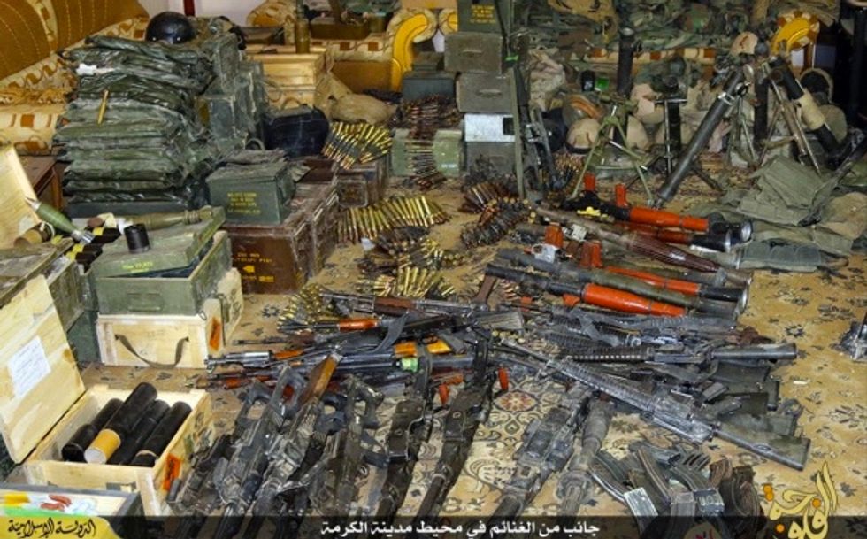 Islamic State Shows Off Vast War Booty Plundered in Iraq