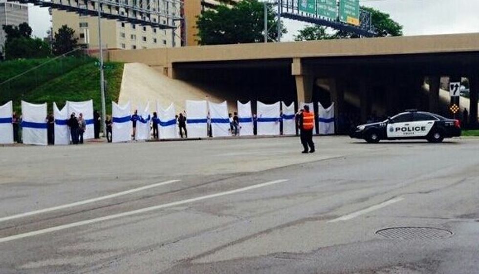 Community Responds in Best Way Possible As Westboro Members Try to Protest Slain Officer's Funeral