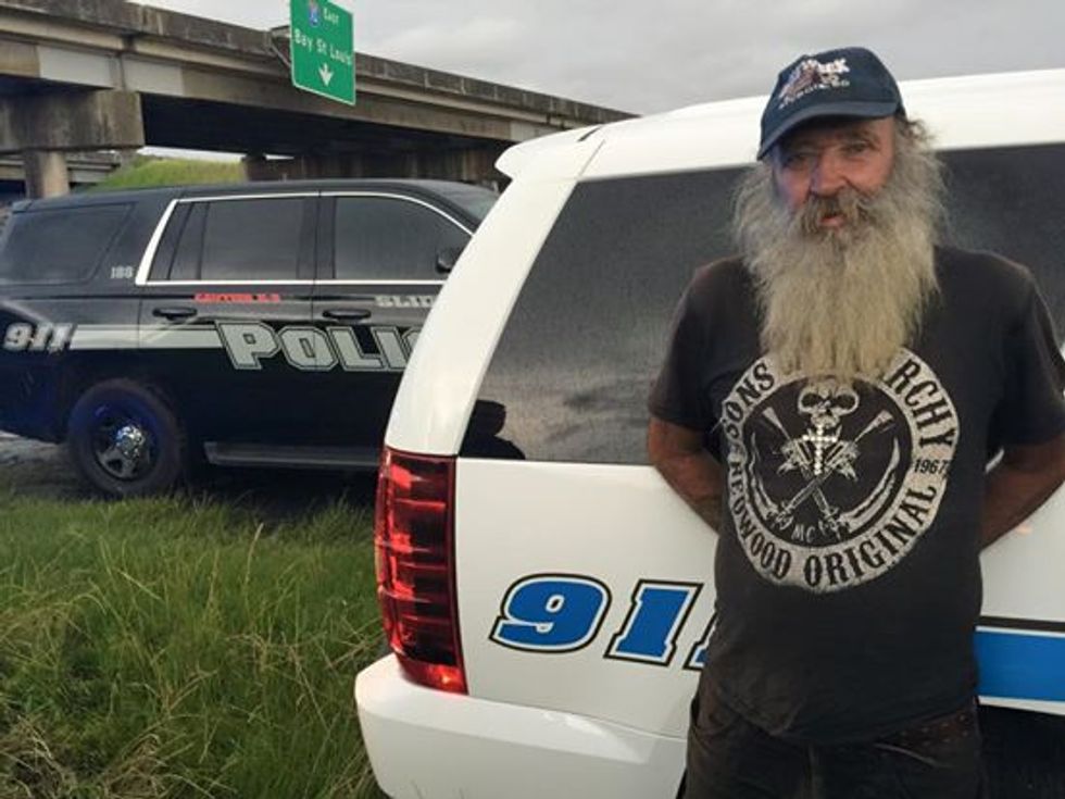 After Cops Discover What 'Homeless' Man Had in Pockets, They Made an Example Out of Him on Facebook