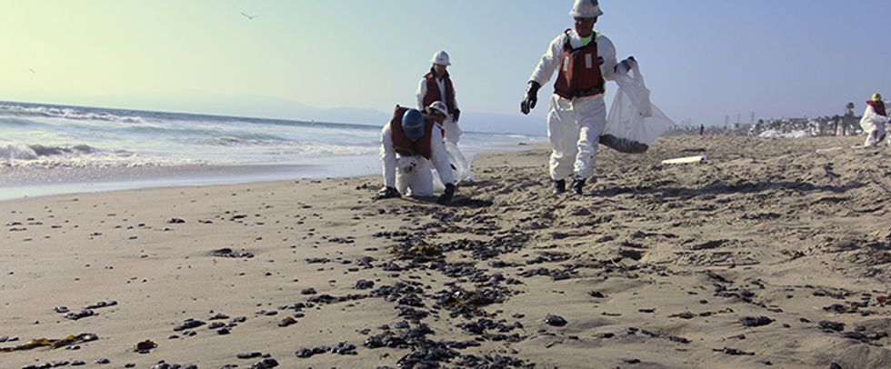Experts Baffled as Unidentified Substance Washes Ashore in California Forcing Beach Closure