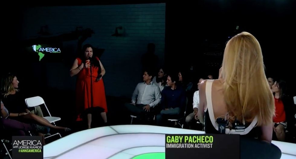 Ann Coulter Was Asked About the Immigration Activist Who Asked for a Hug — Here's How She Responded 
