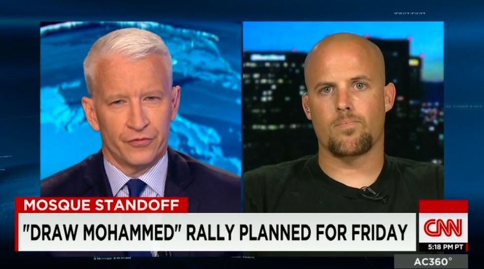 Let Me Finish': Things Get Tense As CNN's Anderson Cooper Grills 'Draw Muhammad' Contest Organizer