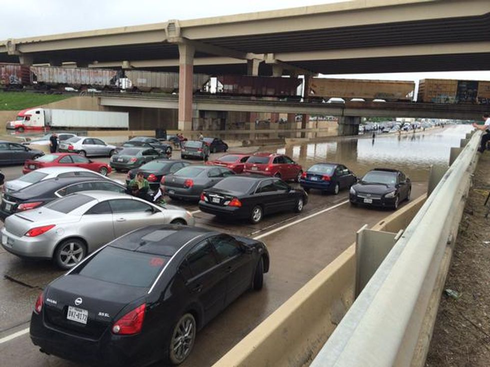 Flooding Is So Bad, This Major Dallas Road Could Be Closed for a Week as Workers Try to Pump It Clear