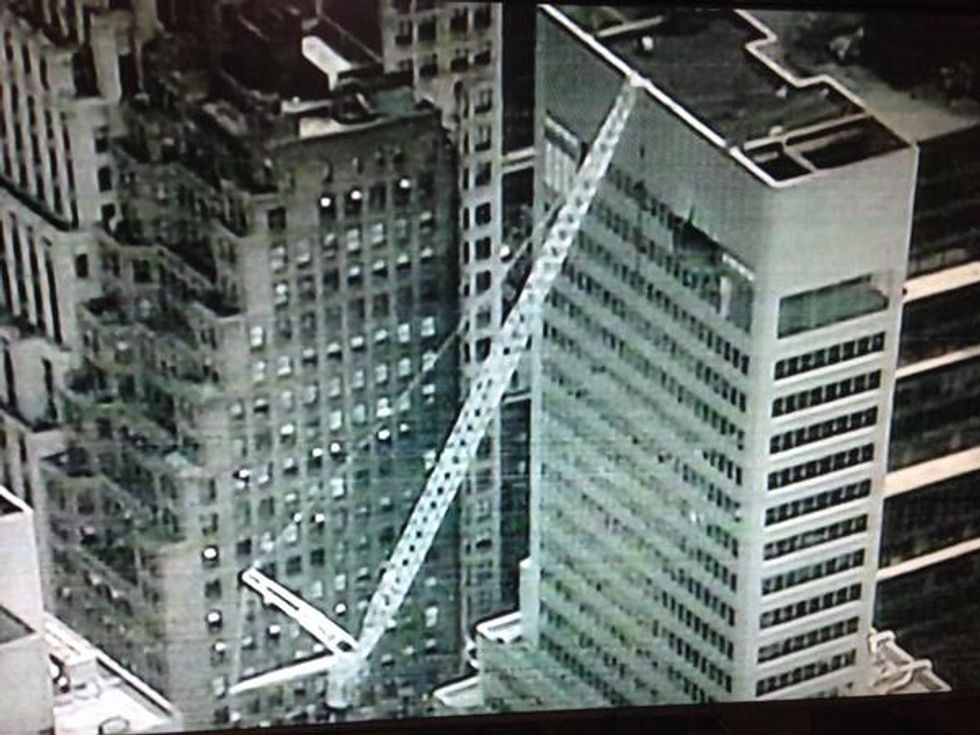 Crane and 4-Ton AC Unit Come Crashing Down in NYC Mayhem