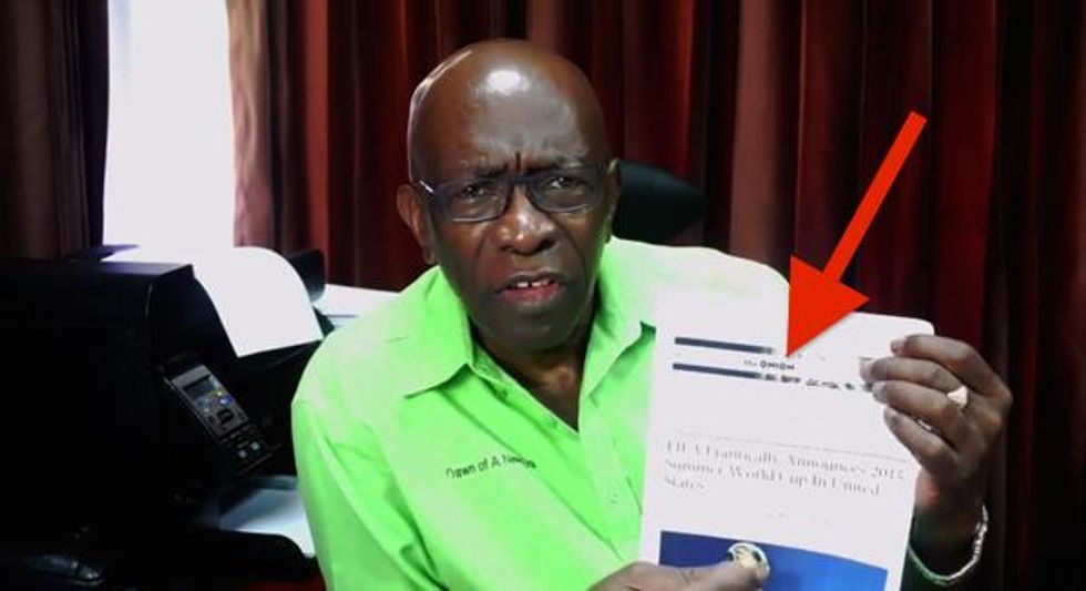 FIFA Official Accuses the U.S. of 'Double Standard.' See If You Can Spot the Problem With His Embarrassing Evidence.