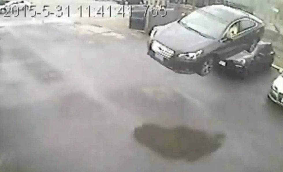 It Was '(The) Dukes of Hazzard'': Car Flies Through the Air in Terrifying Crash Caught on Surveillance Video