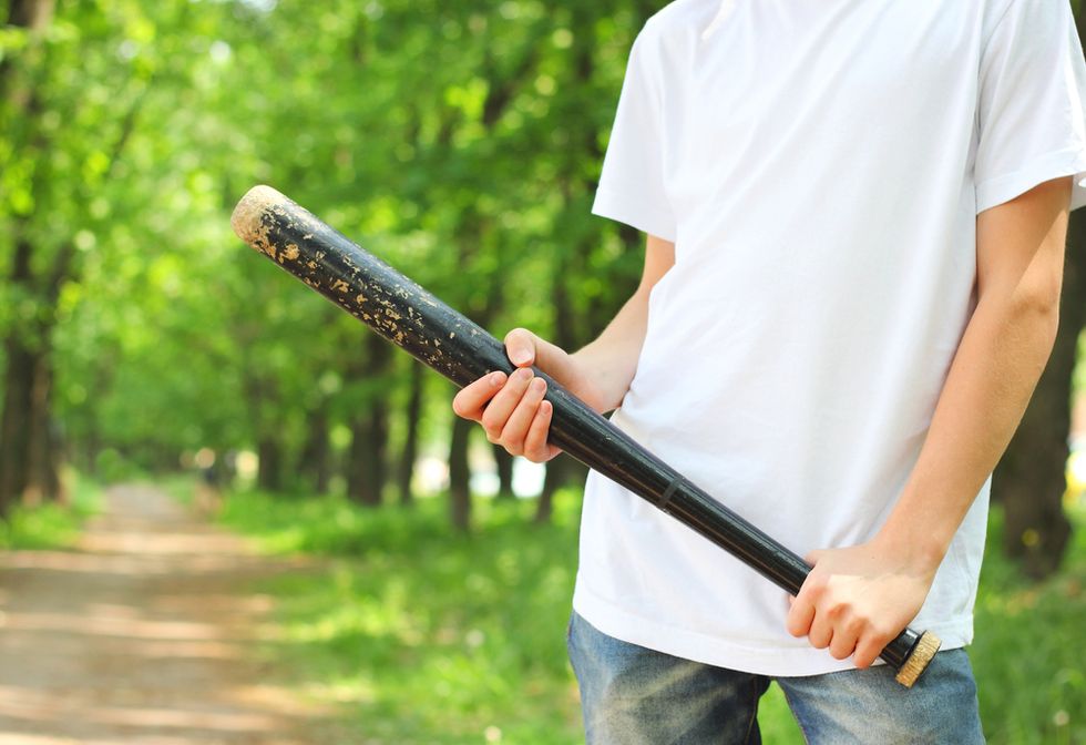 Teen Home Alone Heard Someone Call His Name. What He Saw in the Hallway Had Him Running With His Baseball Bat.