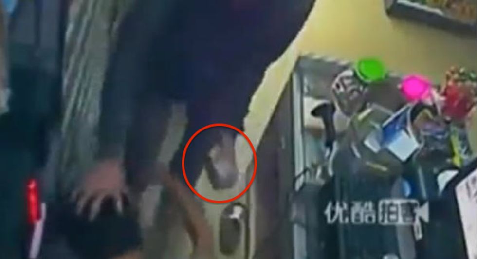 Surveillance Video Captures Moment Ominous Hooded Figure Did the Unthinkable to Sleeping Shopkeeper