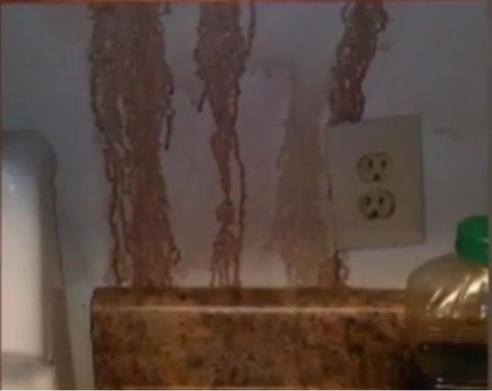 After Mysterious Red Stains Kept Resurfacing on Okla. Man's Wall, He Called Police. Little Could Have Prepared Him for the Grisly News He Was About to Get.