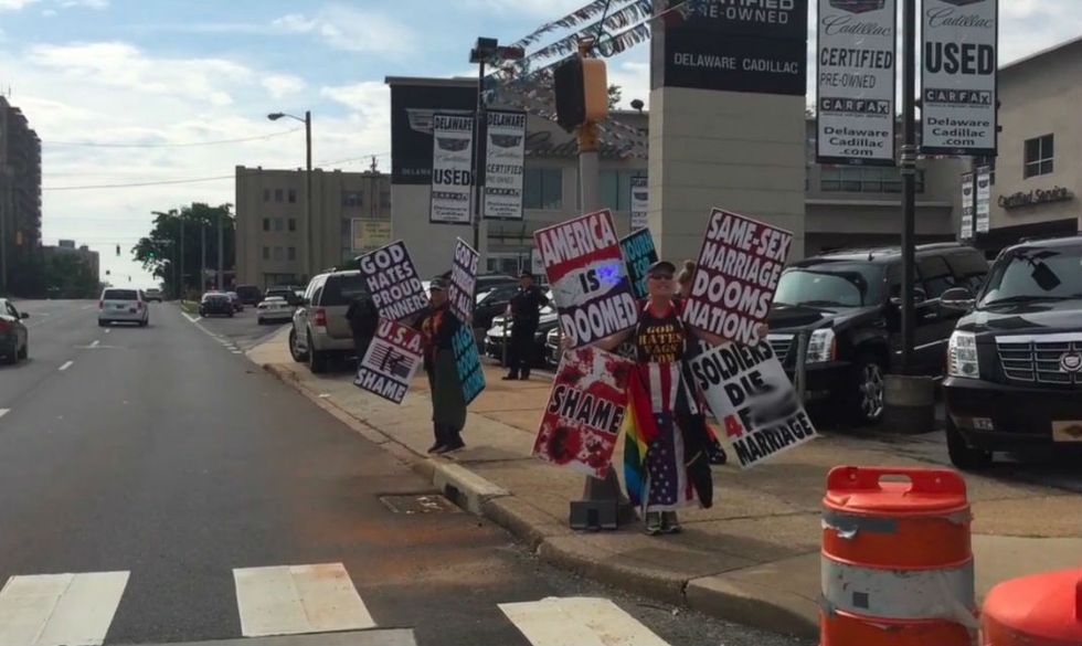Man Arrested After Throwing Coffee at Westboro Baptist Church Members Protesting Outside Beau Biden's Funeral