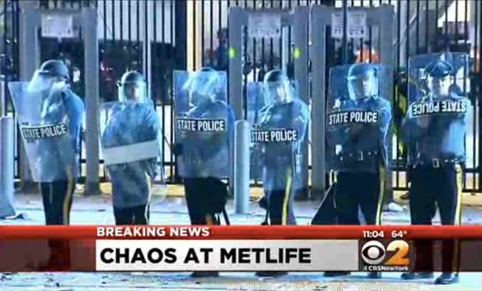 Report: Police in Riot Gear Use Tear Gas, Military-Style Vehicles to Disperse Angry Concert Crowd