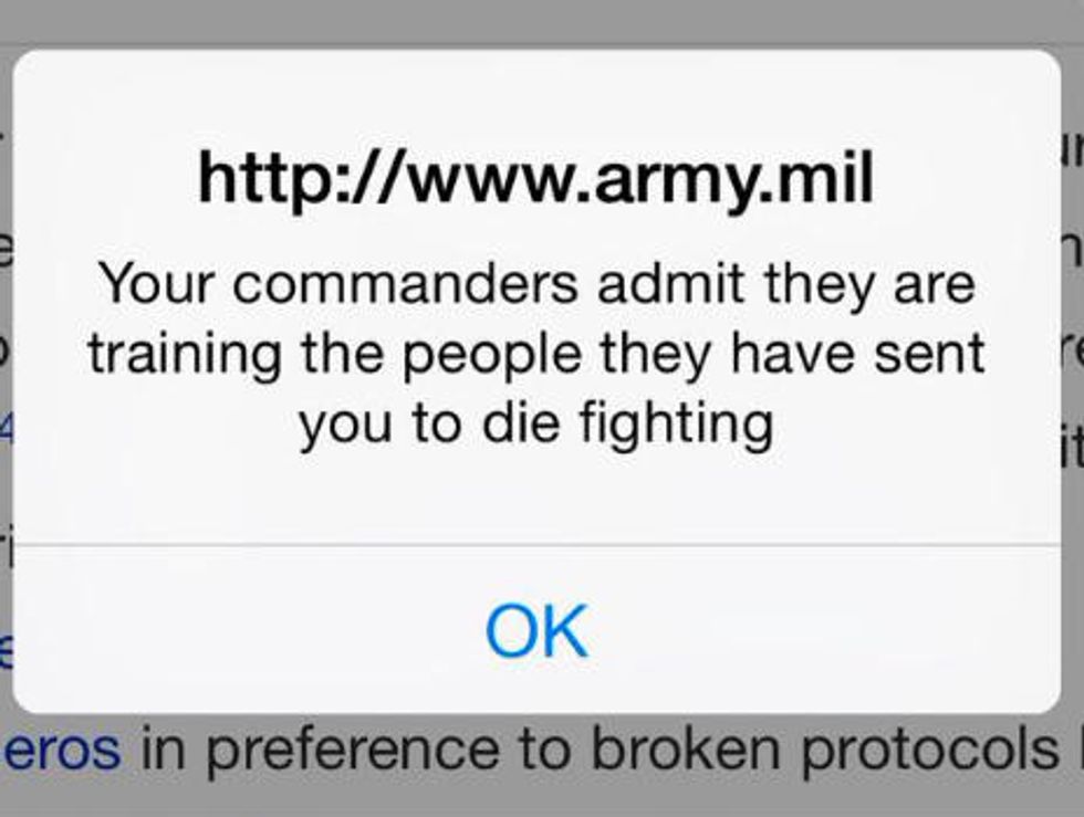 Syrian Electronic Army Takes Credit for Army Website Hack