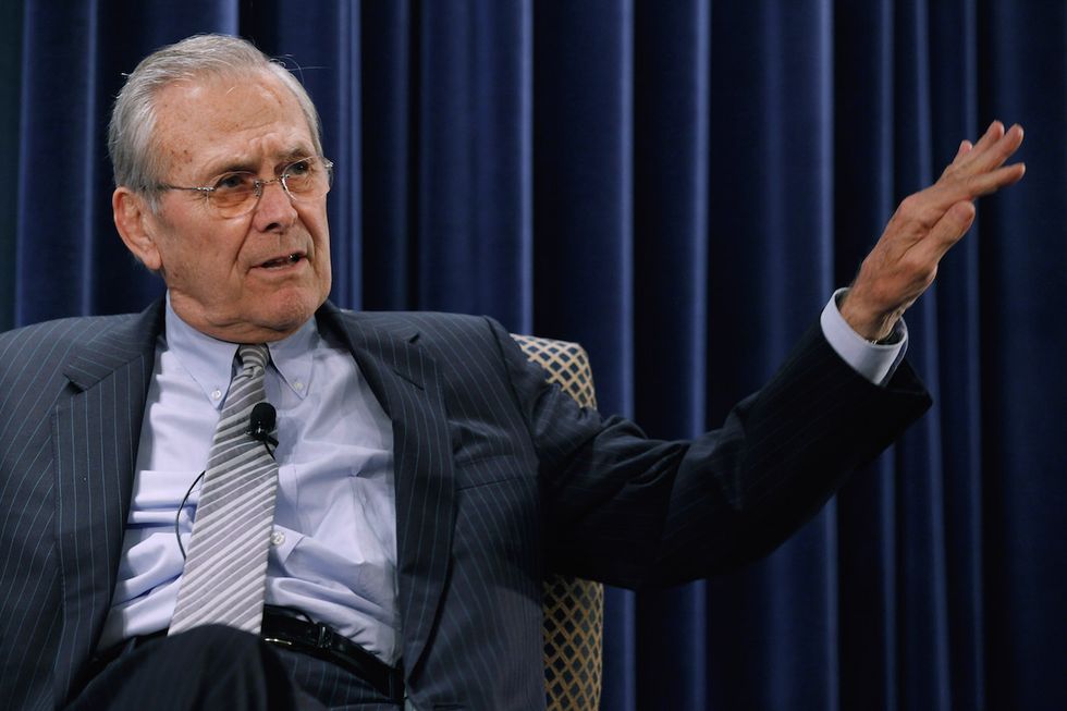 The Aspect of George W. Bush’s Iraq Policy That Donald Rumsfeld Says Was ‘Unrealistic’