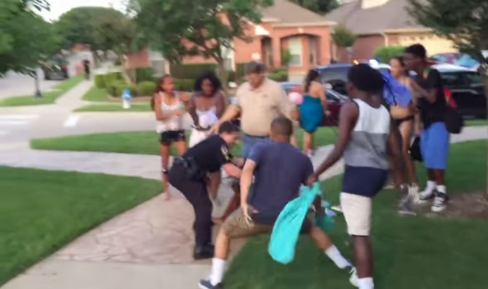 While Playing Video of McKinney Chaos, Fox News Host Notices Possible Reason Why Officer Pulled His Gun on Teens