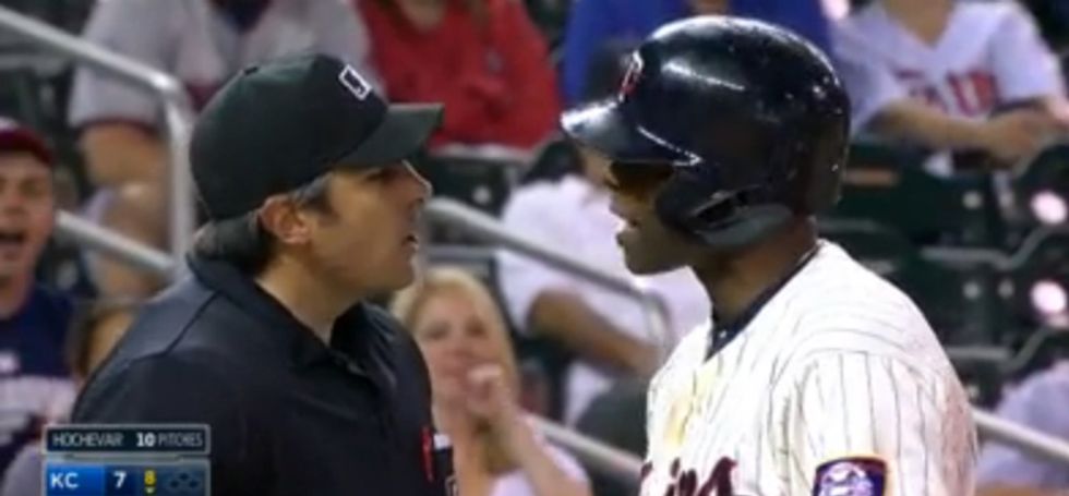 Watch: Pro Baseball Player Absolutely Loses It After Third Strike and Does Something We've Never Seen