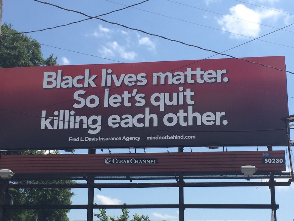 Civil Rights Activist Who Marched With Martin Luther King Posts Blunt Billboard About 'Black Lives Matter