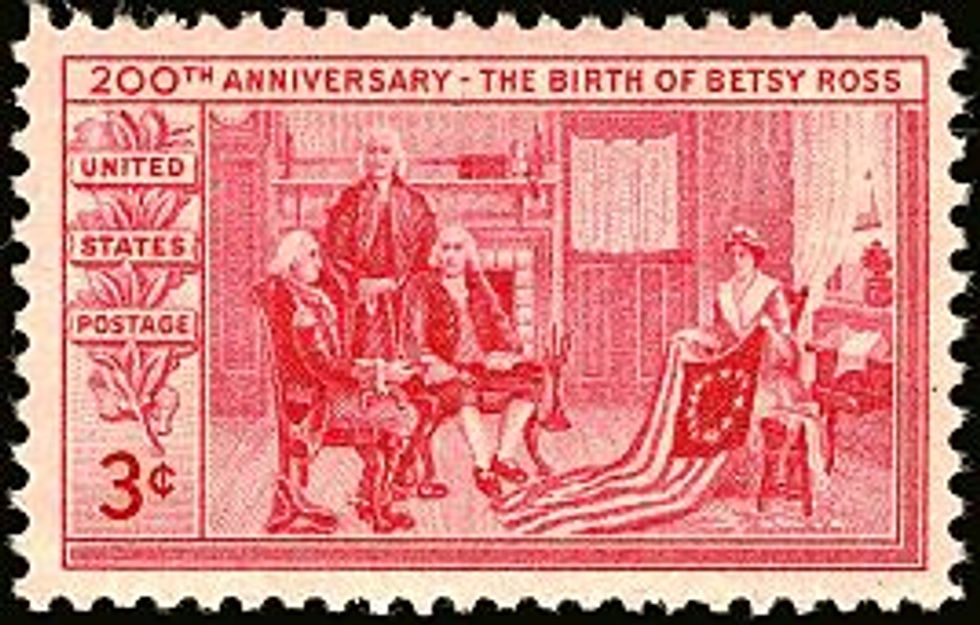 If You Think Betsy Ross Created the First American Flag, Think Again