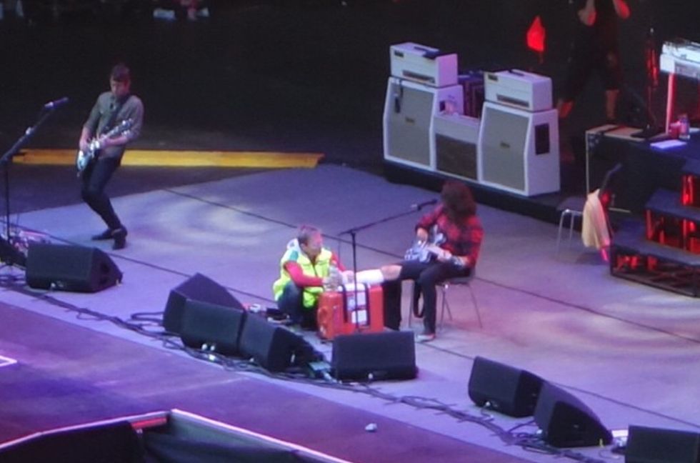 Foo Fighters Frontman 'Broke' Leg During Concert, Then Surprised Fans With How He Responded