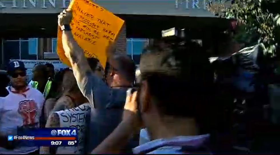 Dueling Protests in McKinney Nearly Erupt in Violence — but News Cameras Captured a Moment That Should Be Front Page News