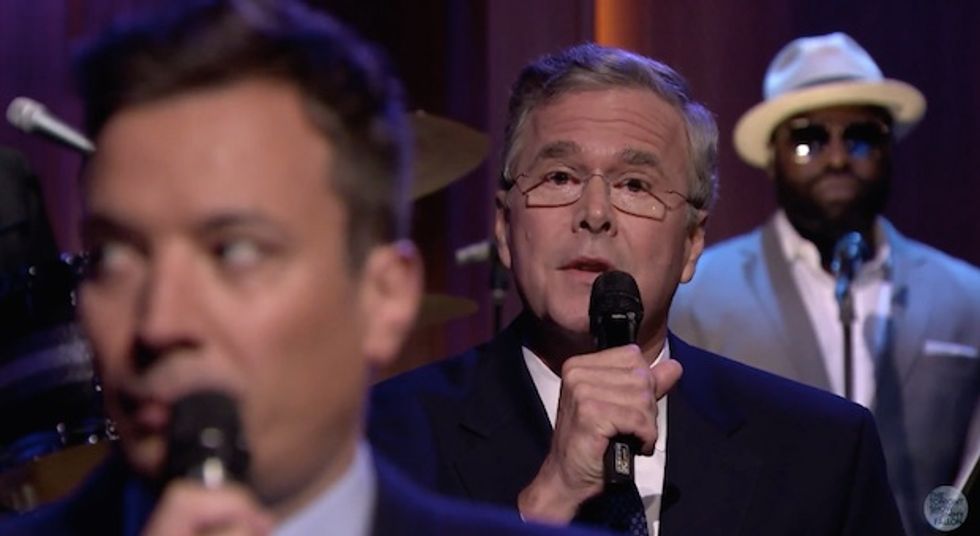 Jeb Bush Slow Jams the News With Jimmy Fallon