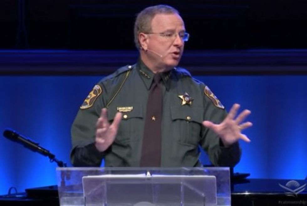 Florida Sheriff Has a Message for Atheists Who Are Demanding That He Stop Delivering Church Sermons