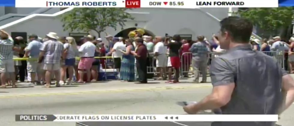 The Moment an MSNBC Anchor Broke Down On-Air as Glenn Beck Showed Up at the Charleston Church