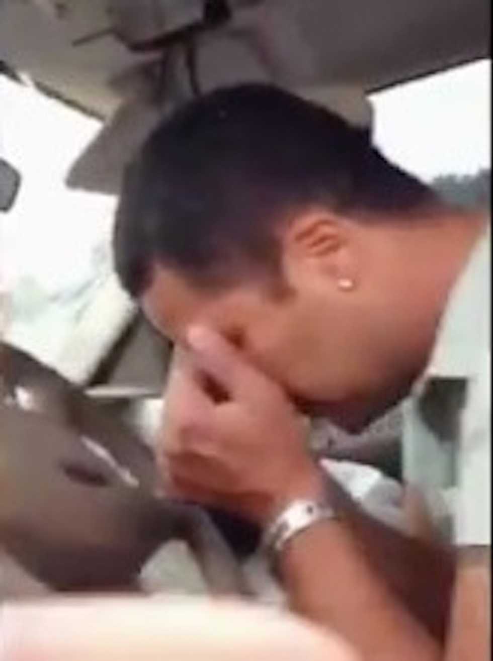 Watch: Man Able to Capture the Immediate Reaction of Wrong-Way Driver Moments After He Hit Several Vehicles on Texas Highway