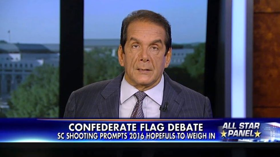 Krauthammer On Calls to Remove Confederate Flag: 'Standard Liberal Impulse' Is to 'Do Something' Even if It's 'Irrelevant