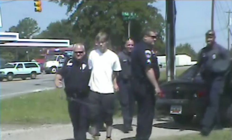 Authorities Release Footage Showing Arrest of Accused Charleston Killer Dylann Roof