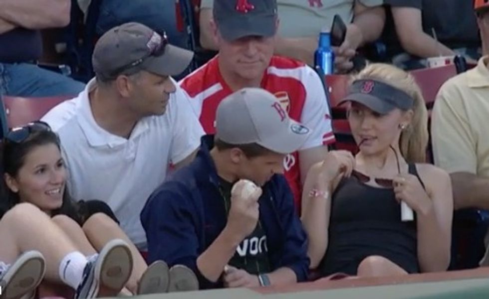 Fan Scored a Baseball From the Ballgirl, but It's What He Did With It After That Is Causing a Stir