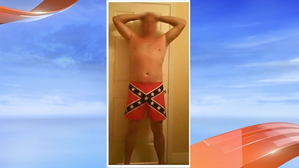 North Charleston Police Officer Fired for Wearing Confederate Flag Boxers in Facebook Photo