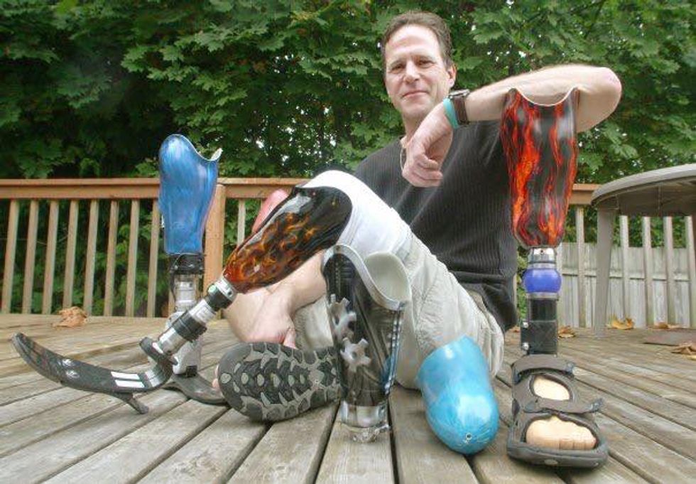 Meet the Man Who's Helping Vets and Amputees Gain Confidence in Their Prosthetic Limbs by Doing Something Truly Unique to Them
