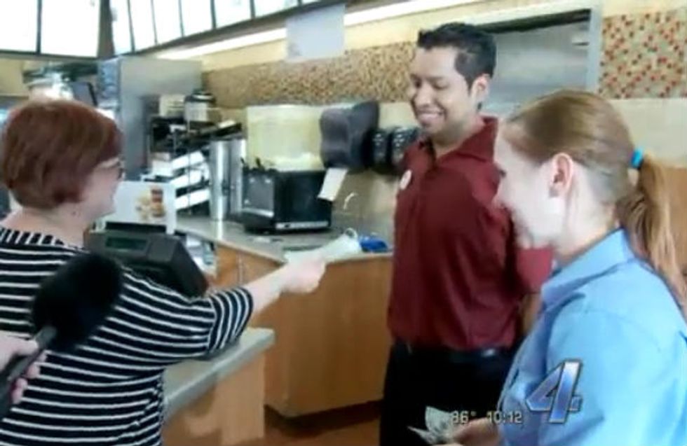 When These Chick-fil-A Workers Rescued a 78-Year-Old Man From His Flooded Car, They Never Expected This to Happen Weeks Later