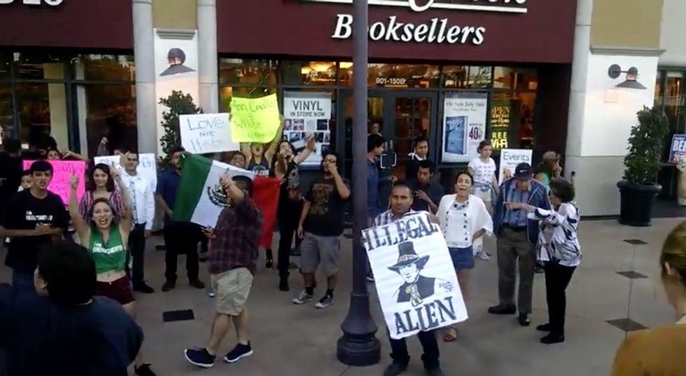 'Go Back to Europe!’: Chaos at Ann Coulter Book Signing as Protesters Scream, Rip Up Her Book