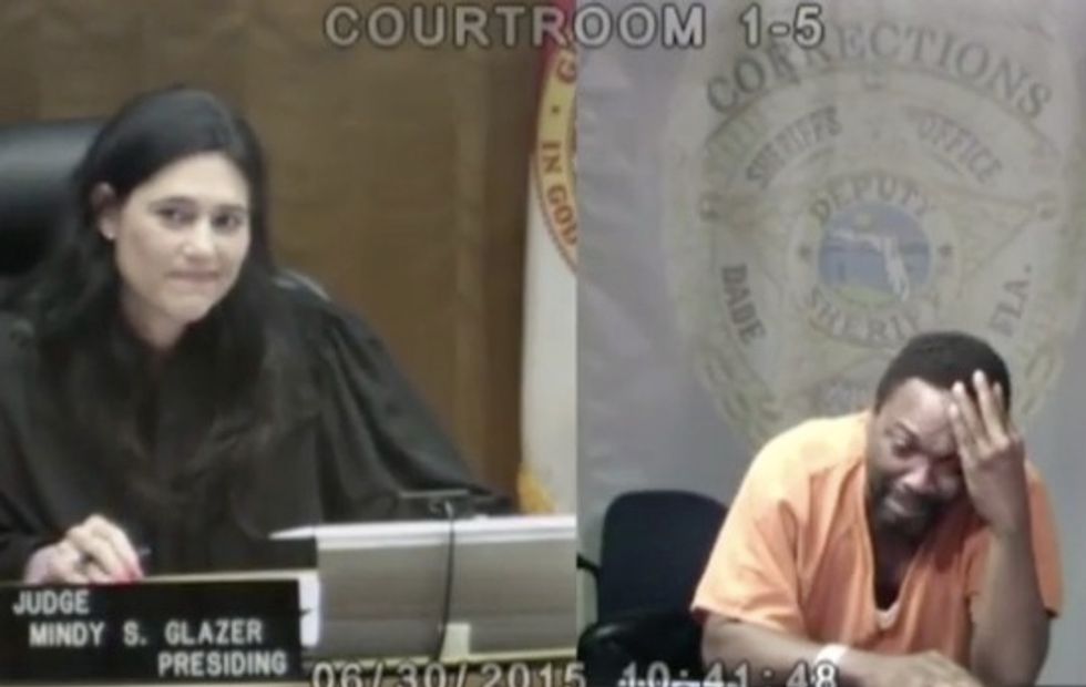 Judge's Simple Courtroom Question Leaves This Accused Criminal Sobbing