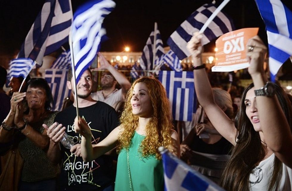Official Projection Shows 'No' Winning in Greek Referendum (UPDATE: Most Say 'No'; 70 Percent of Votes Counted)