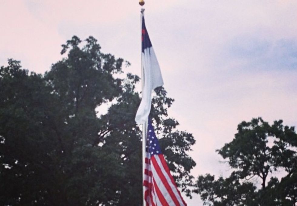 Following Gay Marriage Ruling, Pastors Raised Something Above the American Flag That They're Hoping Will Spark a Powerful Movement